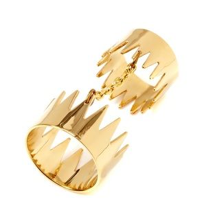 Annelise Michelson Carnivore gold double ring 6